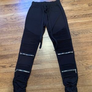 Like New! Black Drawstring Sweats